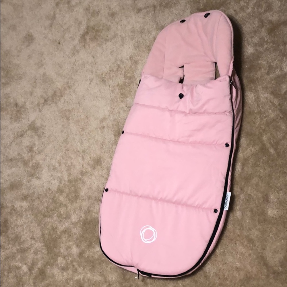 Pink bugaboo footmuff